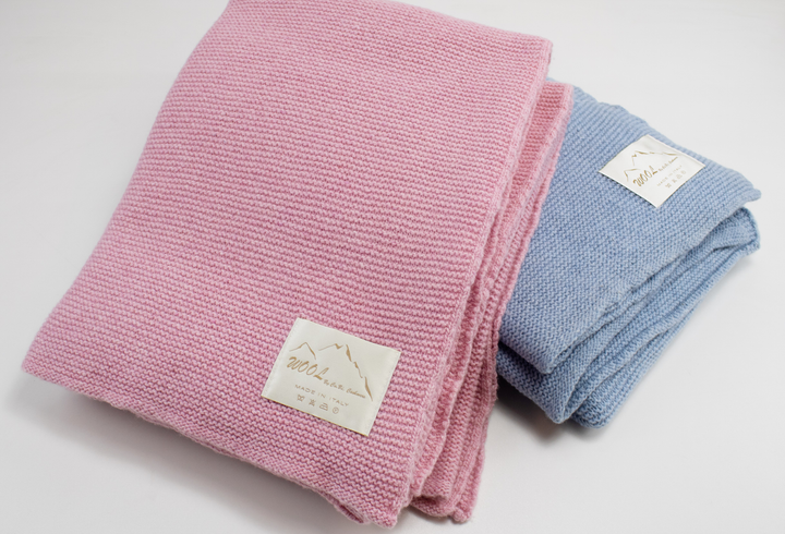 THROW CARION Wool and Viscose