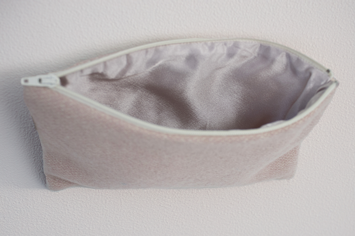 POCHETTE - ASTUCCIO in Puro Cashmere colore rosa