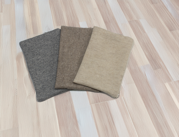POCHETTE - ASTUCCIO in Puro Cashmere colore marrone