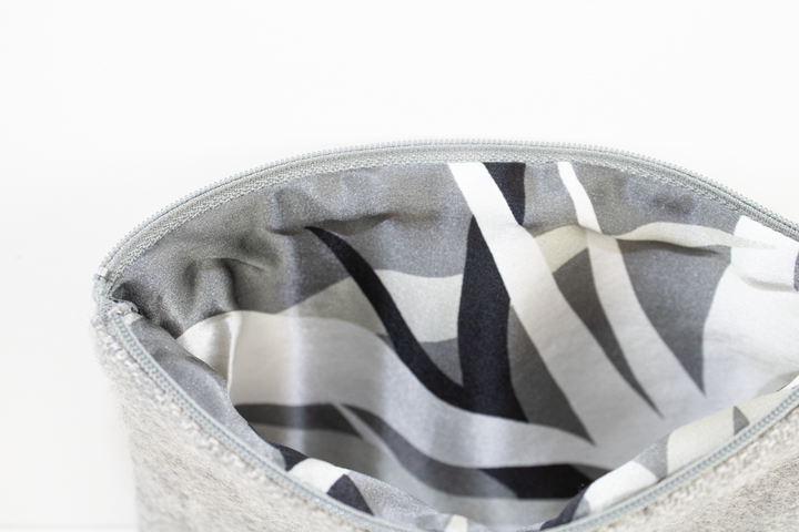 POCHETTE - ASTUCCIO Extralarge in Puro Cashmere disegno Chevron