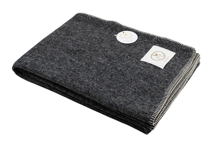 VENEZIA Cashmere and Wool Throw with Colorful Whipstitch edge