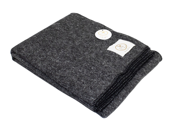 VENEZIA Cashmere and Wool Throw with Colorful Whipstitch edge