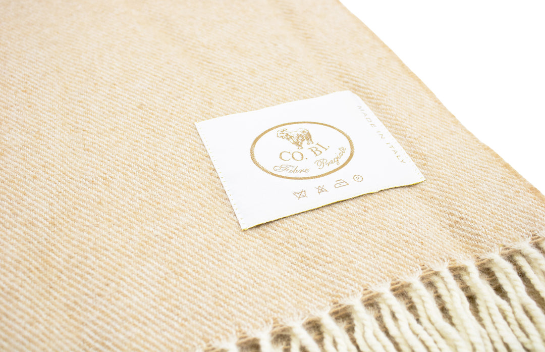 Particolare del plaid beige scuro
