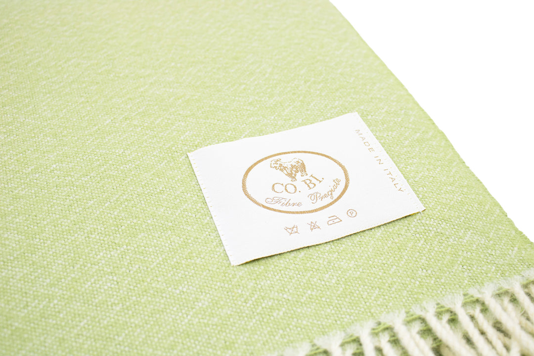 Particolare del plaid verde