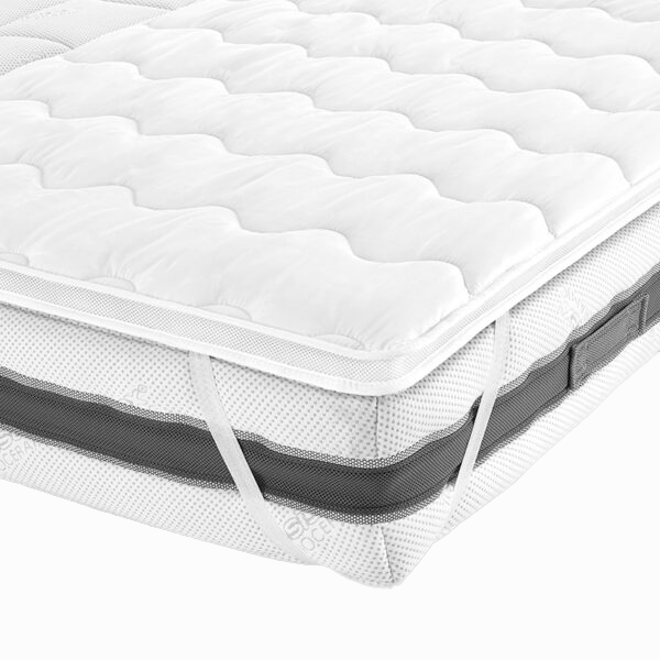 Topper Coprimaterasso imbottito effetto piuma Elite 165x200 Topper Coprimaterasso imbottito effetto piuma Elite 165x200