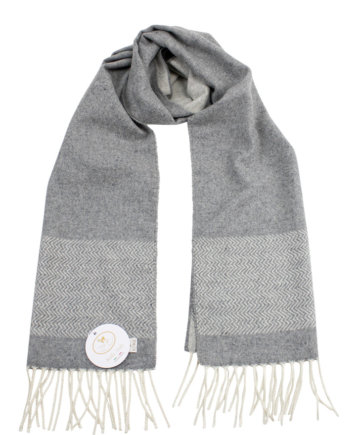 Sciarpa di cashmere grigio