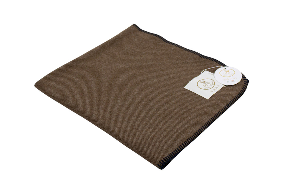Copertina per culla o lettino Cashmere e Lana Marrone / Culla 75x110 - Coperte Baby Coperta in - CO.BI 80 € CoBi
