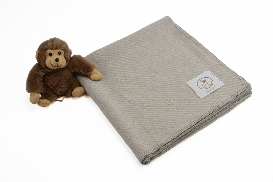 LADY BLANKET Cashmere and Silk with Whipstitch border