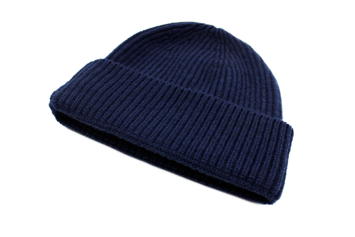 RIBBED BEANIE Pure Cashmere