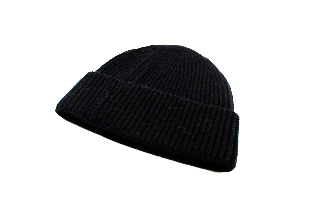 RIBBED BEANIE Pure Cashmere