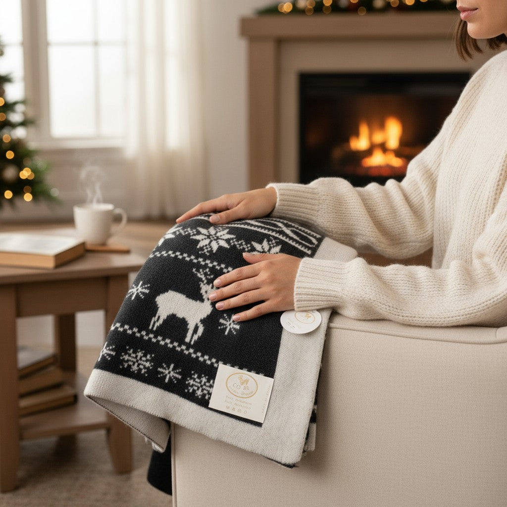 Plaid di Natale di Cashmere