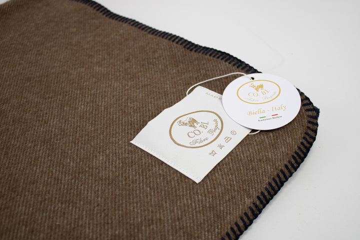 Copertina per culla o lettino Cashmere e Lana - Coperte Baby Marrone Coperta in - CO.BI CoBi