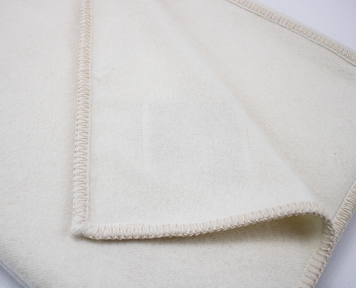 THROW REY Pure Cashmere whipstitch edge