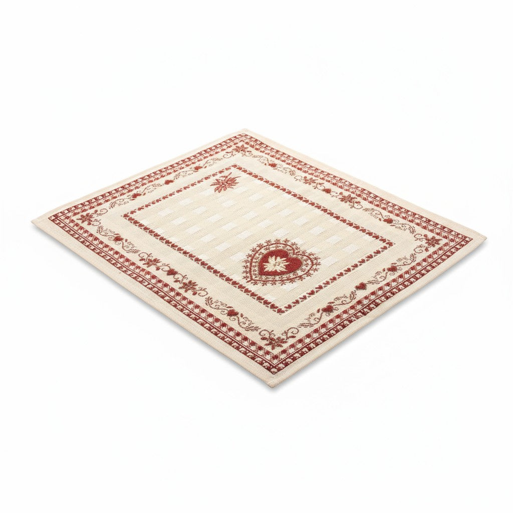 tovaglietta americana con cuori country